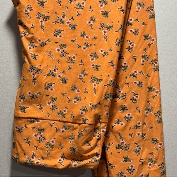 Set of 2 NEW LulaRoe OS Soft Leggings One Size 2-10 Small-Large Orange Pink - Picture 15 of 16